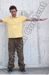 Whole Body Man T poses Casual Average Street photo references